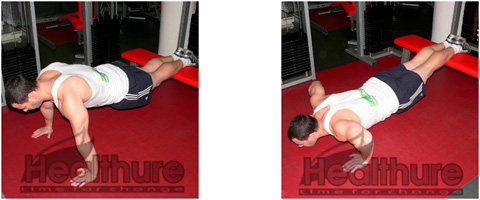 Push-Ups With Feet Elevated